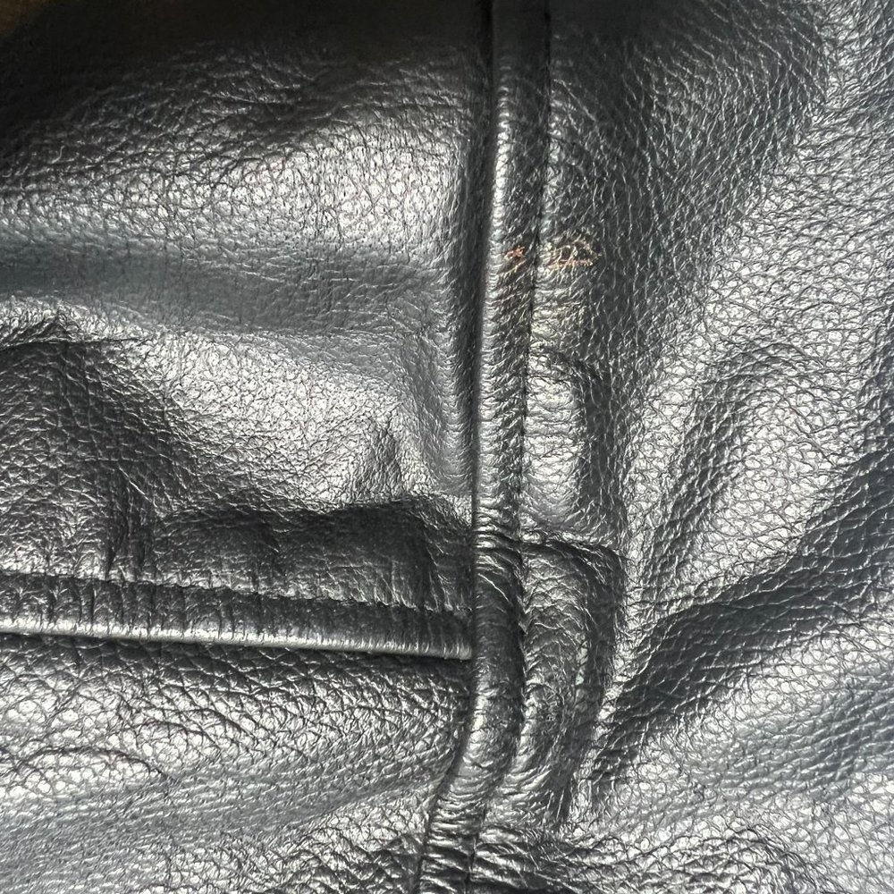 Interstate Leather Men's Motorcycle Leather Jacket Size 54 (XL) - Picture 8 of 16